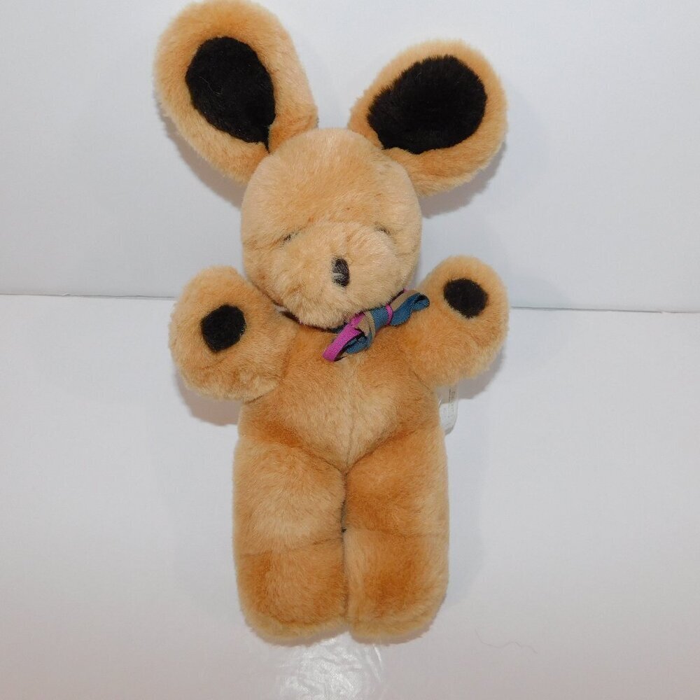 VTG Gund Brown Hopstitch Stitch Bunny Rabbit 1979 - 83 Tan 12" Plush stuffed